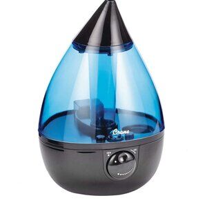 Crane Droplet Ultrasonic Cool Mist Air Humidifier, Whisper Quiet, Black